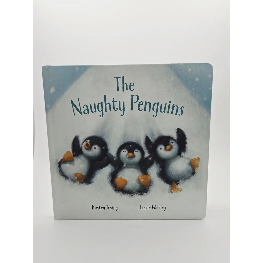 Jellycat The Naughty Penguins Board Book Kirsten Irving Lizzie Walkley BK4NP